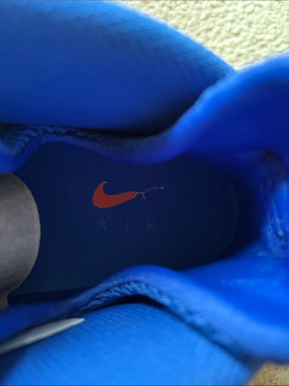 Nike Air Foamposite One Men’s Sneakers Blue and Orange - 10.5 - Picture 10 of 16